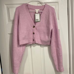 Cropped LILAC sweater - size Medium